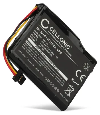 Produktbild von CELLONIC Akku kompatibel mit TomTom 4EN6.001.02, 4EN62, AHA11111003, VF6D