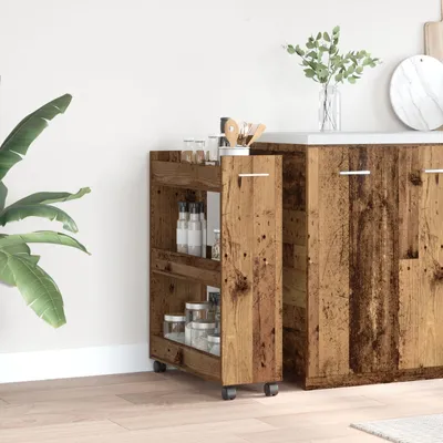 Produktbild von Möbel Rollschrank Altholz 60x22x79 cm Holzwerkstoff - Kommoden 869138