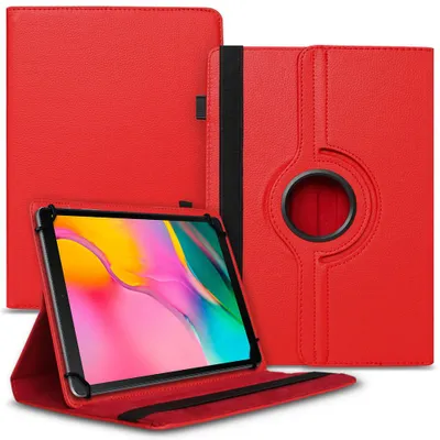 Produktbild von Tablet Hülle für Samsung Galaxy Tab A 10.1 2019 Tasche Schutzhülle Cover DrehbarFarben:Rot