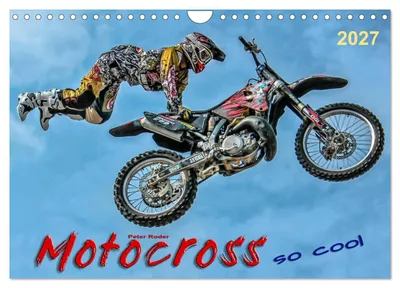 Produktbild von Motocross - so cool (Wandkalender 2027 DIN A4 quer), CALVENDO Monatskalender