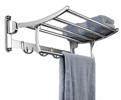 Produktbild von Edelstahl, Wandmontierter, Badezimmer Handtuchhalter, Handtuchregal, Hotel Ablage, Aufbewahrungshalter