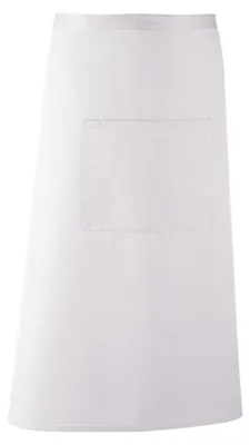 Produktbild von Premier Workwear PR158 | Barschürze Colours - 90 x 80 cm - Hauswäsche: bis 60 °C - Farbe: White - Größe: 90 x 80 cm