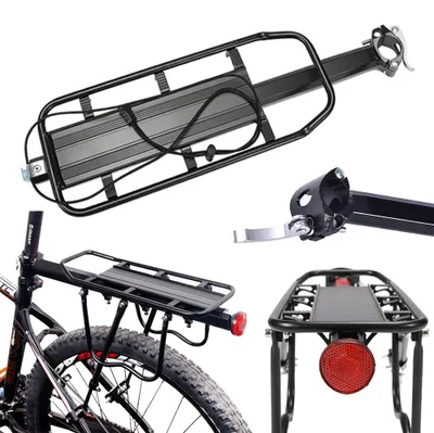 Image de Porte-vélos arrière en aluminium universel 50kg