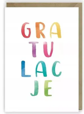 Image de Carte de vœux « Félicitations » K042 - Cardie