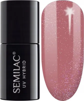 Produktbild von SEMILAC Nagellack 321 Schimmernder Staub Karamell 7 ml