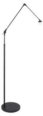 Produktbild von Steinhauer Stehleuchte Prestige Chic 1-flammig Mattes Schwarz 145x35cm
