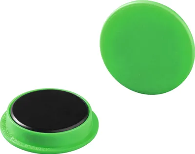 Obrázek produktu pro DURABLE Magnety Ø 37 mm, velké balení, zelená, 475505, 20 ks