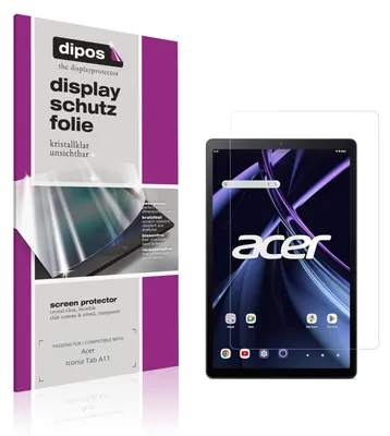 Produktbild von 2x Schutzfolie für Acer Iconia Tab A11 klar Displayschutzfolie Folie Display Schutz dipos