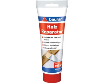 Produktbild von Baufan Holzreparaturspachtelmasse Natur 400 g