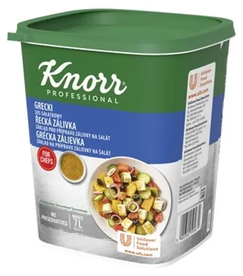 Zdjęcie produktu dla Knorr Sos Sałatkowy Grecki 700g - idealny do sałatki greckiej i mięs
