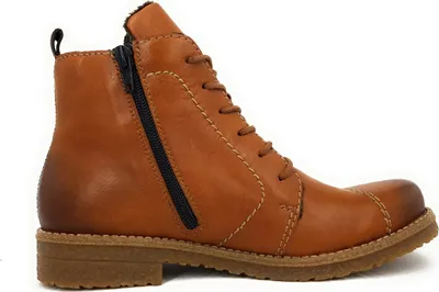 Imagen del producto de Botas de cordones para mujer Rieker, color marrón, estilo casual