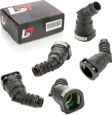 Produktbild von 5x Kraftstoffleitung Verbinder Schnellkupplung 15,82 mm 45° Winkel