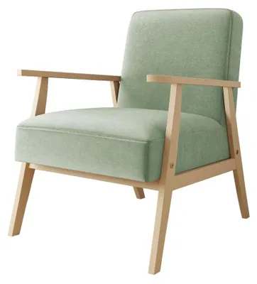 Produktbild von MIRJAN24 Sessel Runoya, Wohnzimmersessel vom Hersteller, Vintage Relaxsessel, Polstersessel (Farbe: Magic Velvet 2227)