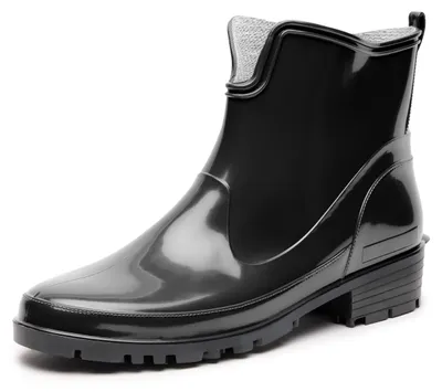 Produktbild von Ladeheid Damen Kurze Gummistiefel LA-930 (Schwarz, 42)