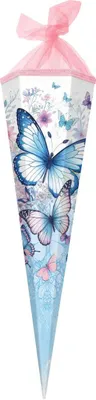 Produktbild von Goldbuch Schultüte 85 cm 6-eckig Schmetterlingsgarten