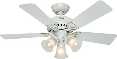 Obrázek produktu pro Stropní ventilátor s osvětlením a stahovacími řetízky Beacon Hill 107 cm White
