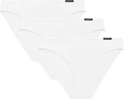 Produktbild von Damen Slips Atlantic Sport Weiß Baumwolle elastisch L