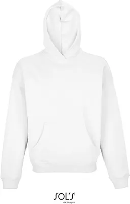 Produktbild von SOLs 03813 | Uni Connor Oversized Hoodie - Kapuzenpullover - Farbe: White - Größe: M