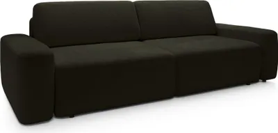 Produktbild von Selsey Baleo - 3-Sitzer Sofa mit Schlaffunktion, Chenille-Bezug, Olivgrün