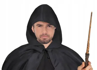 Produktbild von Magier Kostüm Umhang für Herren Harry Potter Halloween XL