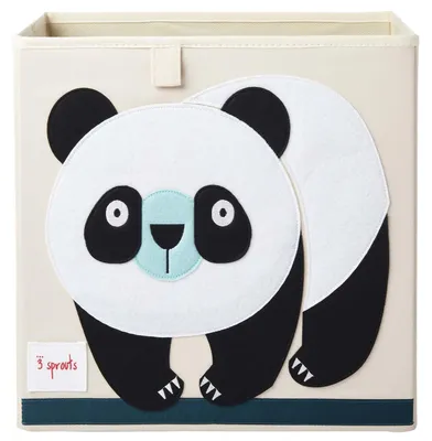 Produktbild von Panda-Spielzeug-Aufbewahrungsbox Tiny - TU - Mehrfarbig | by 3 Sprouts