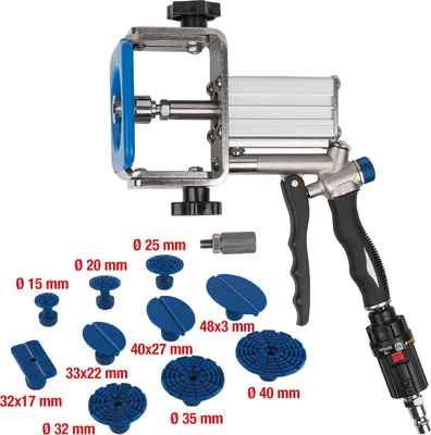 Immagine prodotto di KS TOOLS Set di estrattori pneumatici professionali per ammaccature 12 pezzi - 140.2520