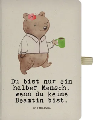 Produktbild von Mr. & Mrs. Panda Skizzenbuch A5 Beamtin Herz - Transparent - Geschenk, Beamte, Studium, Öffentlicher Dienst, notizbuch, Tagebuch, Kladde, Journal, Reisetagebuch