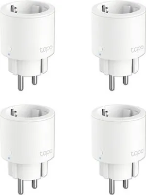 Produktbild von TP-Link Tapo Smarte WLAN-Steckdose mit Verbrauchsanzeige, Drinnen, Weiß, Status, Kabellos, WLAN, 802.11b, 802.11g, Wi-Fi 4 (802.11n)