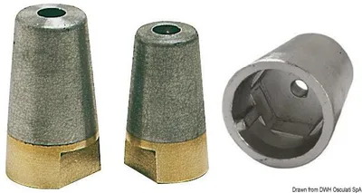 Immagine prodotto di Dado a vite con anodo Radice 45 mm , 1 pezzo