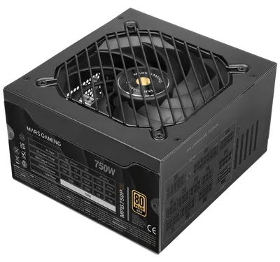 Immagine prodotto di Mars Gaming MPB750PSI Alimentatore 750W ATX 3.1 PCIe 5.1 80 Plus Gold Nero