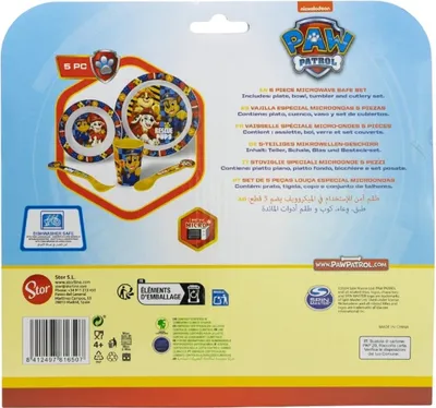 Paw Patrol Rucksack Canine Patrol – Kinderrucksack 23x28x10 Cm, Trolleytauglich, Polyester, Mit Namensschild