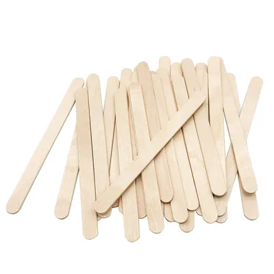 Produktbild von Eisstiele, 200 Stück Holzspatel Eisstiele Aus Holz Zum Basteln ideal für EIS am Stiel, Waxing und Basteln