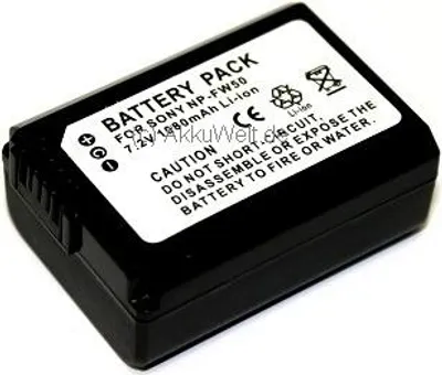Image de batterie digibuddy compatible avec Sony NP-FW50 Li-Ion