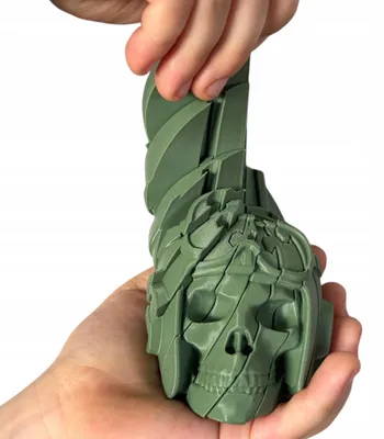 Obrázek produktu pro Lebka Letce Fidget 3D plynulá pohyblivá antistresová hračka