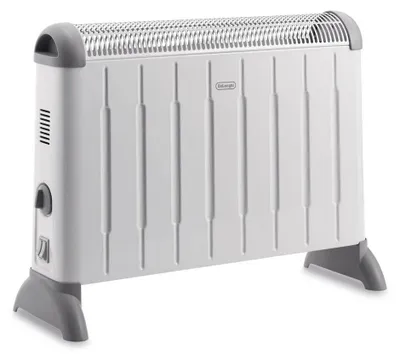 Produktbild von De'Longhi Konvektor HCM2030 - Heizgerät mit 3 Heizstufen für Räume bis 60 m³, Sicherheitsthermostat, Frostschutzfunktion, Raumthermostat, Grau