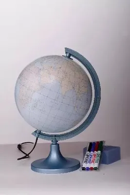 Obrázok produktu pre Globus konturowy podświetlany z objaśnieniami 25 cm