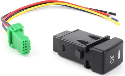 Image de Bouton dedes phares antibrouillard de voiture avec câble de connexion, adapté à ISUZU MUX DMAX