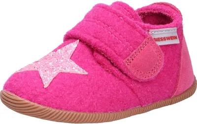 Produktbild von Giesswein Mädchen und Jungen Hausschuhe OSTERBERG rosa/pink Größe EUR 28