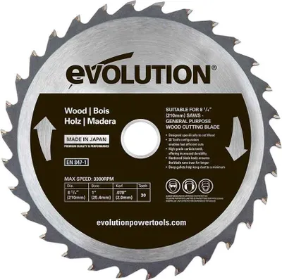 Image de Evolution 210 mm/30 oz Scie à onglet avec pointe en widia pour couper le bois