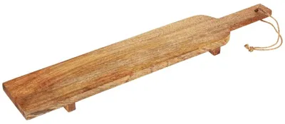 Image de Plateau de service en bois - 68 x 12,5 cm - Marron