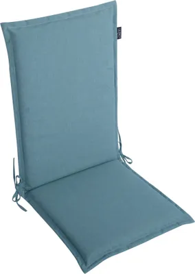 Produktbild von LILENO HOME Gartenstuhl Auflagen als [1er Set - Hochlehner] in Aqua - bequeme Liegen als Sitzauflagen für Gartenmöbel - Stuhlkissen für Gartenstühle und Klappstühle MALT