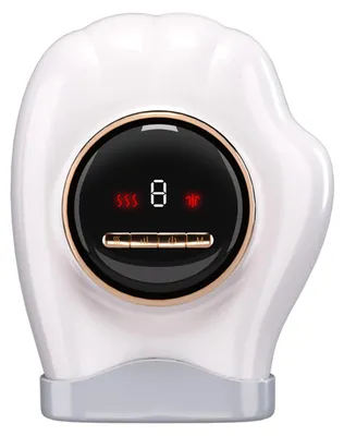 Produktbild von Elektrisches Handmassagegerät mit Wärmefunktion, Luftkompression und 5 Intensitätsstufen - 9-Gang