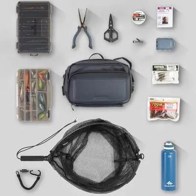 Produktbild von Caperlan 500 Angelausrüstungstasche 12L Schultertasche robust
