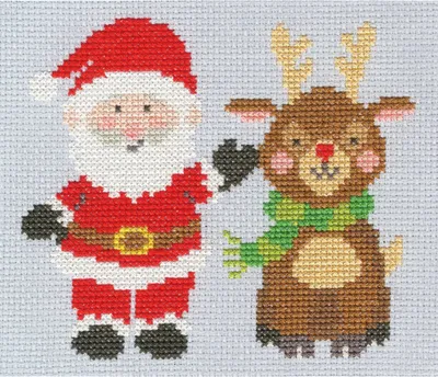 Obrázok produktu pre Balenie výšiviek krížikom Bothy Threads "Happy - Friends", počítanie vzorov, JUMP6, 14x12cm