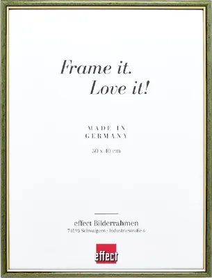 Image de Effect Cadre photo en bois Profil 23 vert 30x45 cm verre transparent