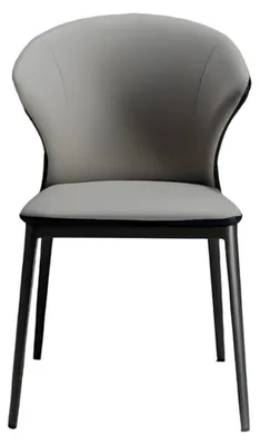 Produktbild von Stühle Esszimmer Stuhl Luxus Metall mit Leder Stühle Stil Modern Lehnstuhl