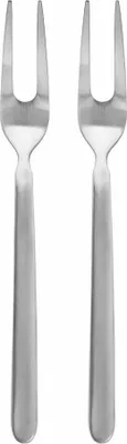 Image de Blomus STELLA, set de 2 fourchettes de service, couverts, couverts de table, couverts pour repas, acier inoxydable mat, acier inoxydable, référence 63951