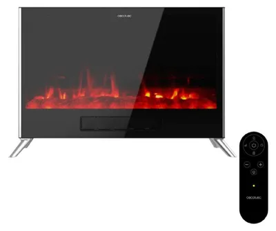 Obrázok produktu pre Cecotec ReadyWarm 7500 3in1 Total Flames, Elektrický konvektor, Čierna, Šedá, Vnútorný, 2000 W