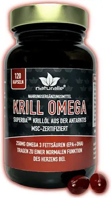 Produktbild von Naturalie Krillöl Kapseln | 120 Kapseln
