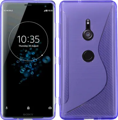Produktbild von Sony Xperia XZ3 Handy Silikon Schutzhülle Cover Case Lila